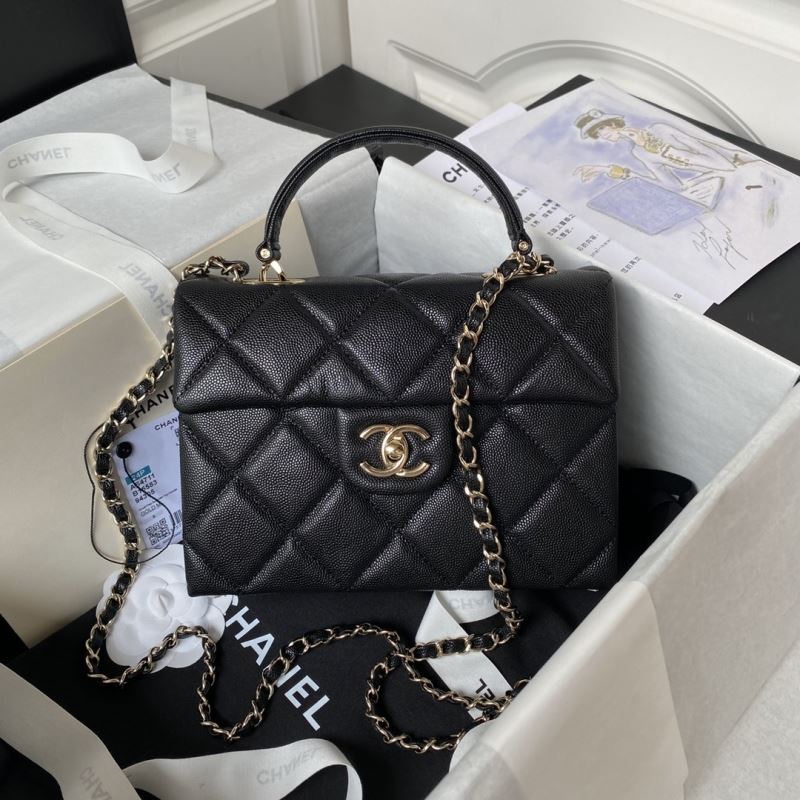 Ch**el top handle bags